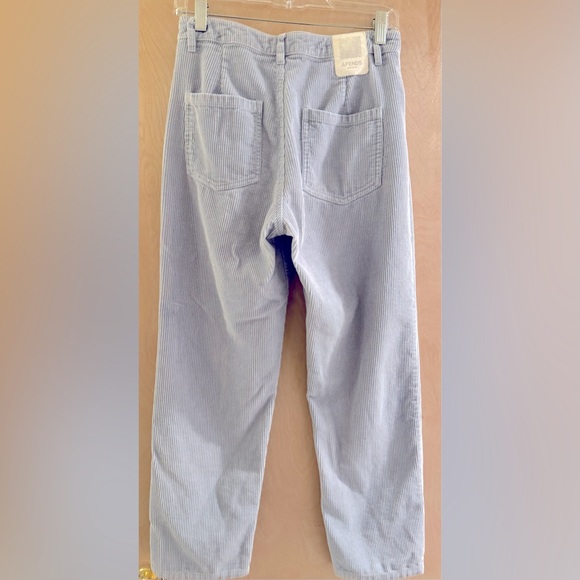 Afends Gray High-Waisted Corduroy Jeans. - Picture 11 of 13